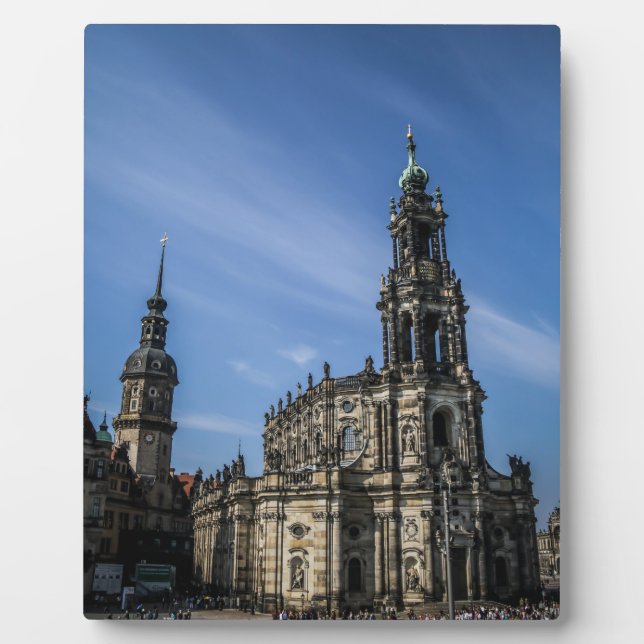 Placa Expositora Katholische Hofkirche Dresden Plaque (Frente)