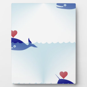 Placa Expositora kawaii narwhal