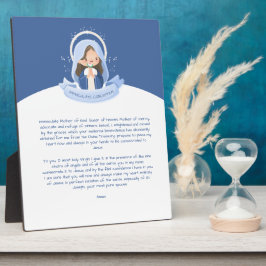 Placa Expositora Kawaii Virgin Mary Prayer