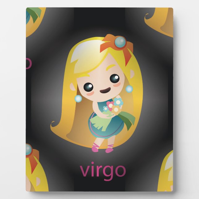 Placa Expositora kawaii virgo (Frente)