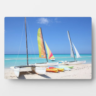 Placa Expositora Kayaks, Catamaranes Y Kayaks   Playa Cubana