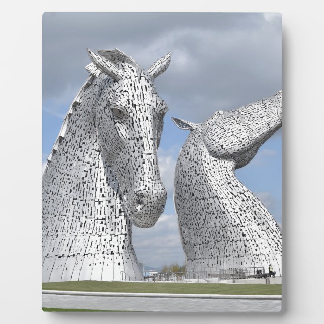 Placa Expositora Kelpies , Helix Park , Falkirk , Escocia (Frente)