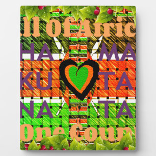 Placa Expositora Kenia Hakuna Matata