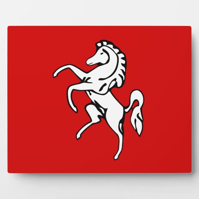 Placa Expositora Kent County Flag Plaque (Frente)