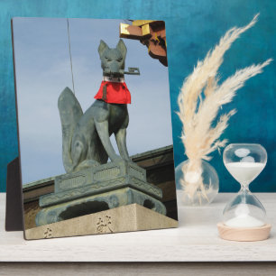 Placa Expositora Kitsune キ ツ ネ (Fox) con clave en la boca