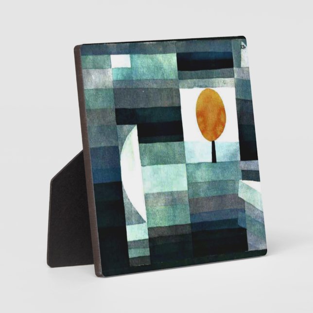 Placa Expositora Klee - El presagio del otoño (Anverso)
