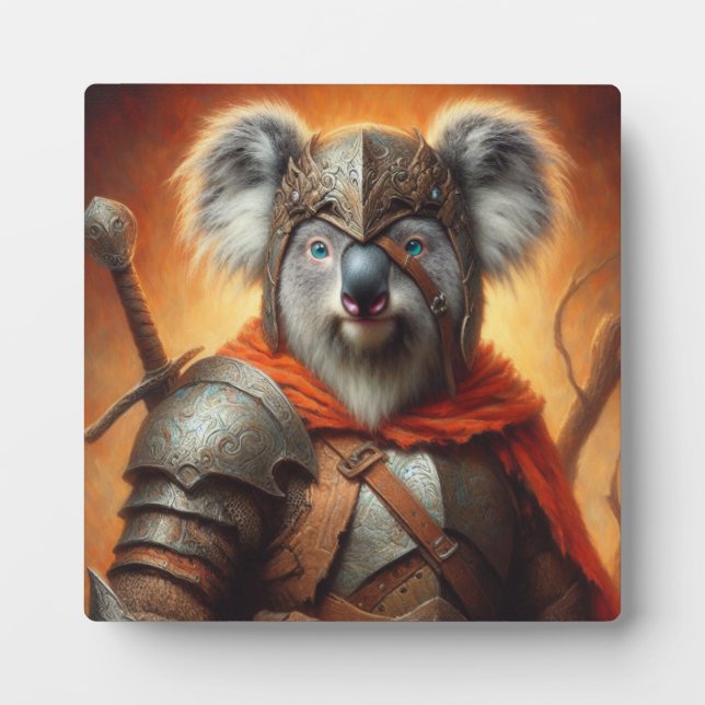 Placa Expositora Koala Fantasy Warrior (Frente)