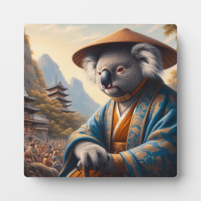 Placa Expositora Koala Japón antiguo (Frente)