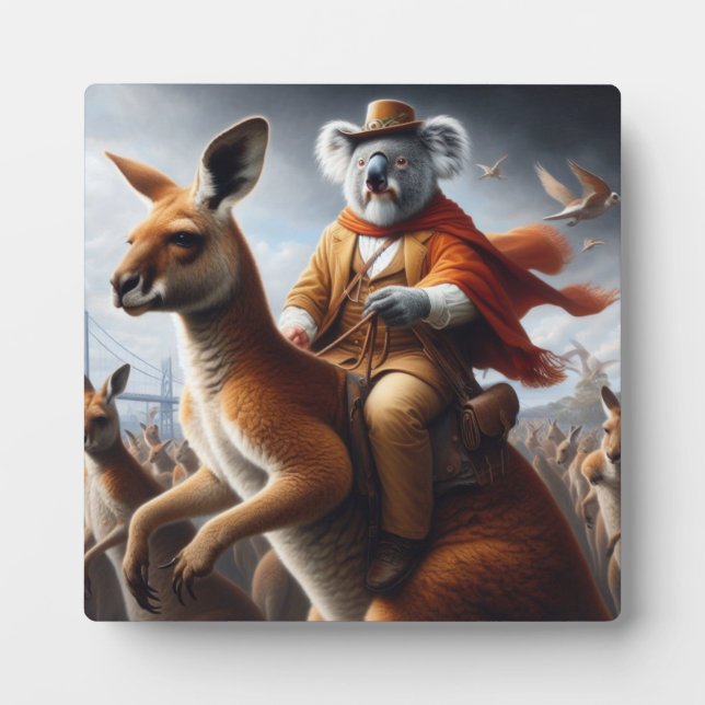Placa Expositora Koala Kangaroo Rider (Frente)