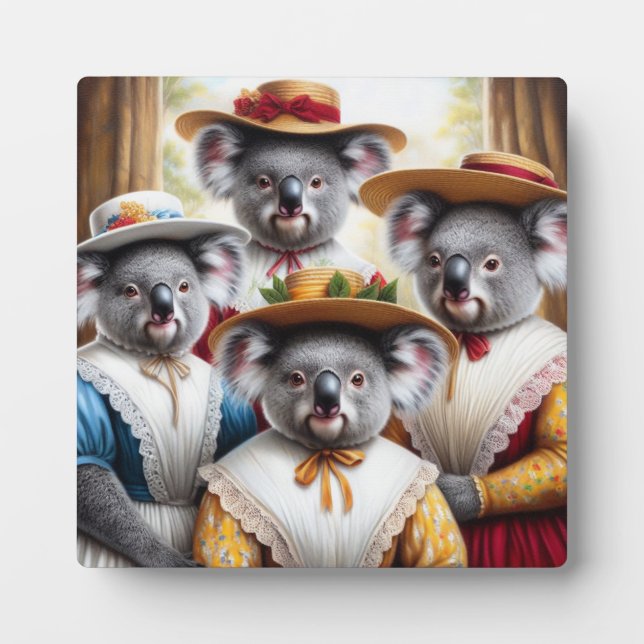 Placa Expositora Koala Little Women (Frente)