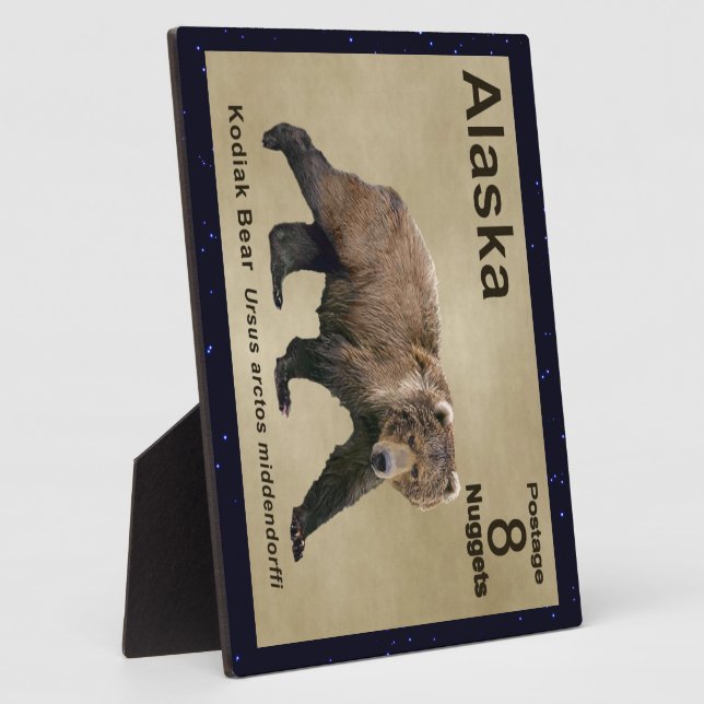 Placa Expositora Kodiak Bear (Lado)