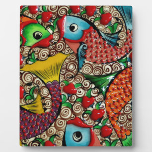 Placa Expositora Koi Fish