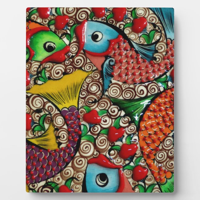 Placa Expositora Koi Fish (Frente)