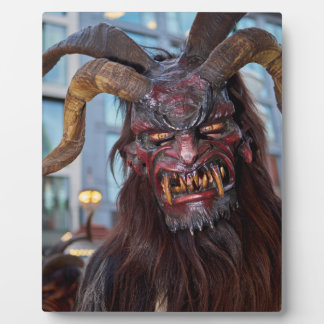 Placa Expositora Krampus mit roten Hörnern