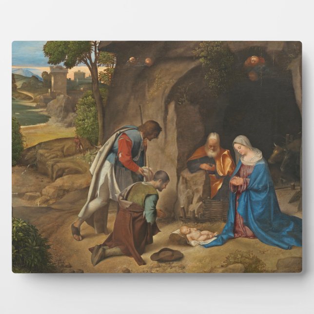 Placa Expositora La Adoración de los Pastores, 1505-10 (Frente)