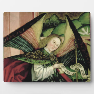 Placa Expositora La adoración de los pastores - detalles de un Ange