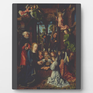 Placa Expositora La Adoración del Niño Jesús
