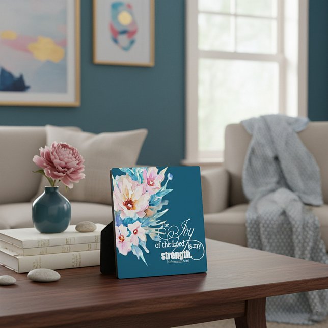 Placa Expositora La alegría del Señor floral (Subido por el creador)