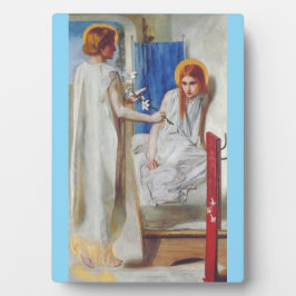Placa Expositora La Anunciación por Dante Gabriel Rossetti