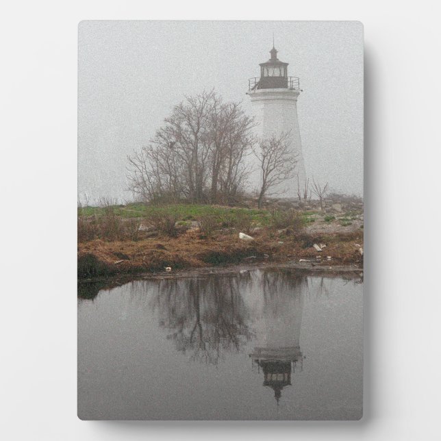 Placa Expositora La baliza en la niebla (Frente)