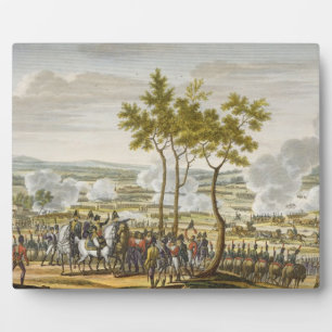 Placa Expositora La batalla de Abensberg, 20 de abril de 1809, grab