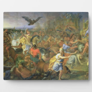 Placa Expositora La batalla de Arbela (o Gaugamela) 331 a.C., c.167