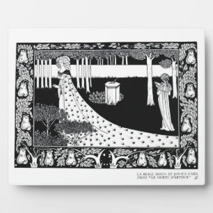 Placa Expositora La Beale Isoud en Joyous Gard, ilustracion de '