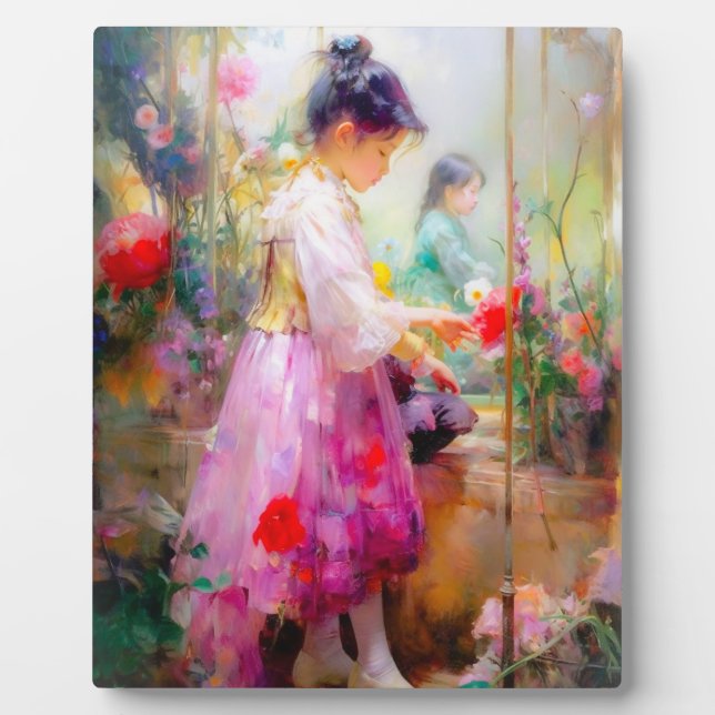 Placa Expositora La belleza de las flores  (Frente)