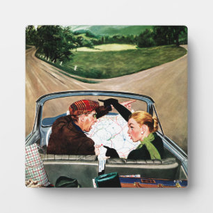 Placa Expositora La bifurcación en la carretera