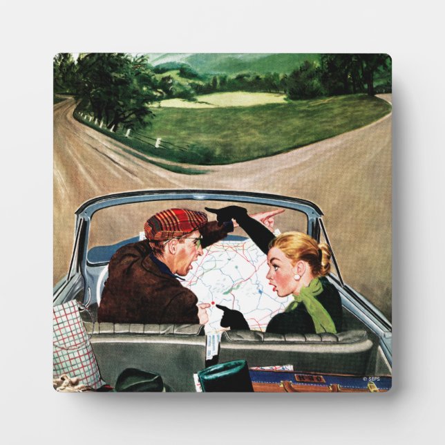 Placa Expositora La bifurcación en la carretera (Frente)