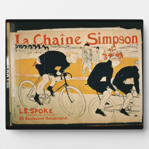 Placa Expositora "La cadena Simpson", París (color litho)