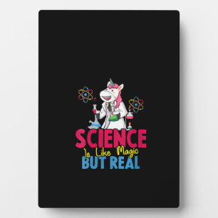 Placa Expositora La ciencia de las mujeres es como la magia pero re
