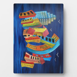 Placa Expositora La ciudad flotante