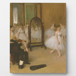 Placa Expositora La clase de baile (1870) Edgar Degas