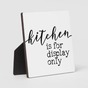 Placa Expositora La cocina sólo se muestra en el Rótulo Farmhouse