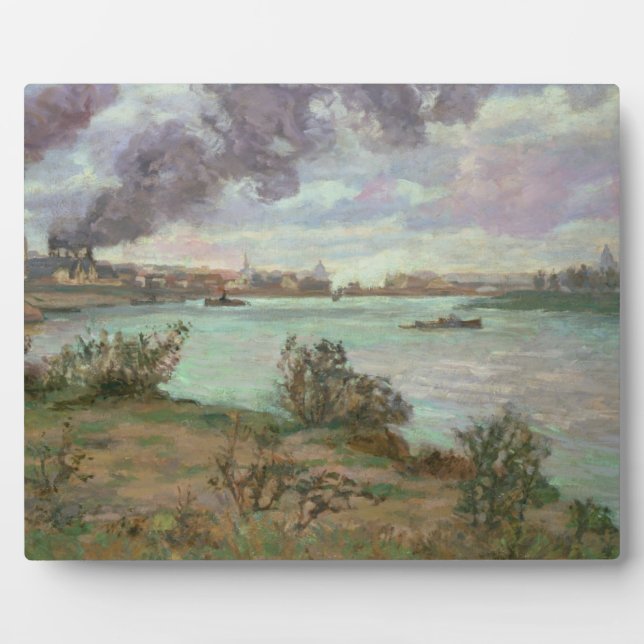 Placa Expositora La confluencia del Sena y el Marne en Ivry (Frente)