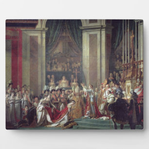 Placa Expositora La consagración del emperador Napoleón