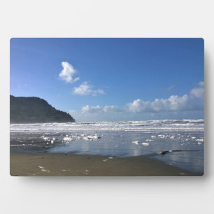 Placa Expositora La costa costera en invierno