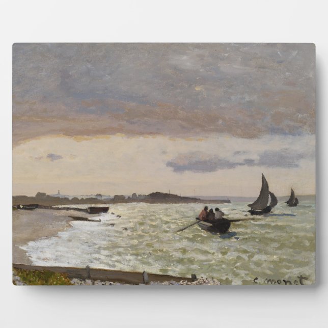 Placa Expositora La costa de Sainte-Adresse, 1864 (Frente)