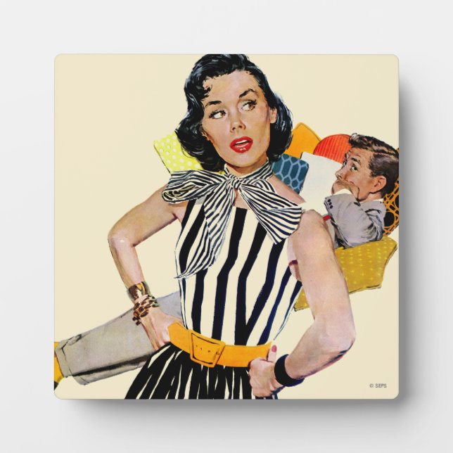 Placa Expositora La Dama Fue Insultada (Frente)