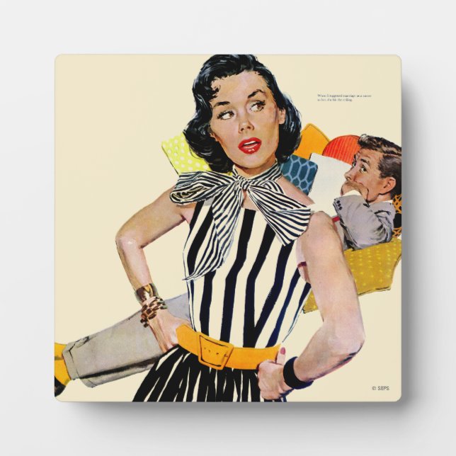 Placa Expositora La Dama Fue Insultada 2 (Frente)