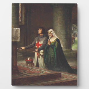 Placa Expositora La Dedicación De Edmund Blair Leighton 1908