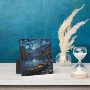 Placa Expositora "La deriva estrellada: Pesca bajo el Cosmos