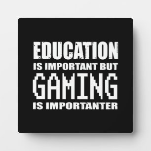 Placa Expositora La educación contra el juego es importante - Diver