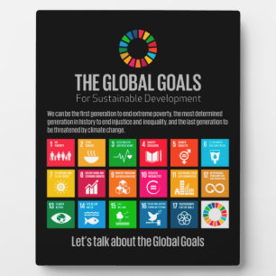 Placa Expositora La estrategia de la ONU para el desarrollo sosteni
