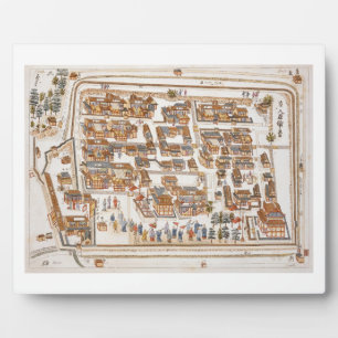 Placa Expositora La fábrica china en la calle Teng-chan en