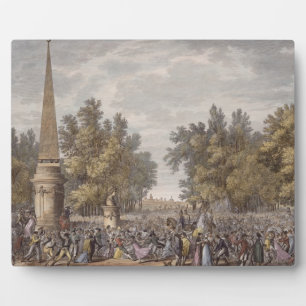 Placa Expositora La Fiesta de la Virgilia en Mantua, 24 Vendemiario
