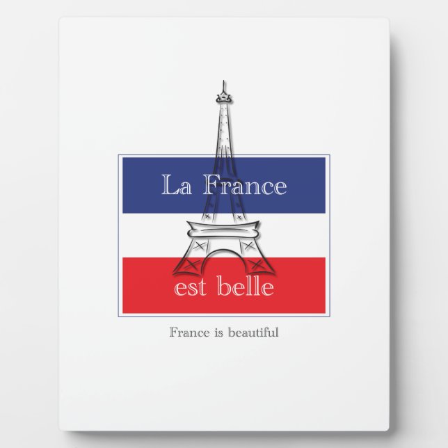 Placa Expositora La France est Belle (Frente)