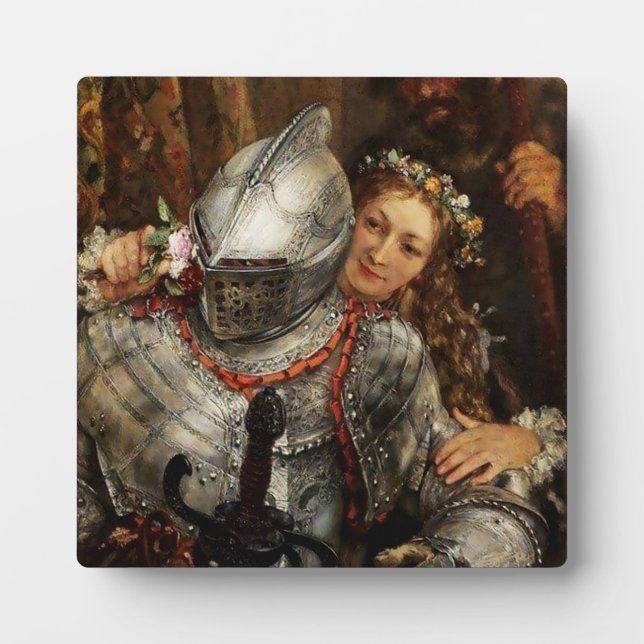 Placa Expositora La gallina ciega de Adolph Menzel (Frente)