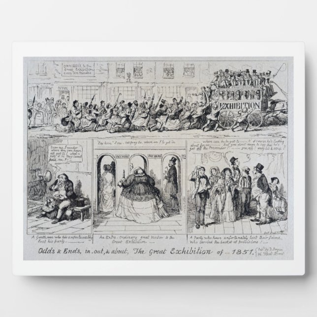 Placa Expositora La gran exposición de Mayhew de 1851: Odds and End (Frente)